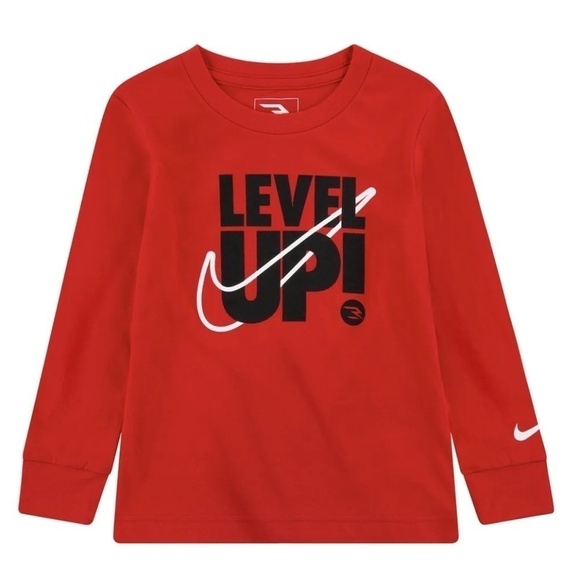 NWT NIKE Boys'  3BRAND by Russell Wilson Level Up Long-Sleeve Tee - Picture 1 of 8